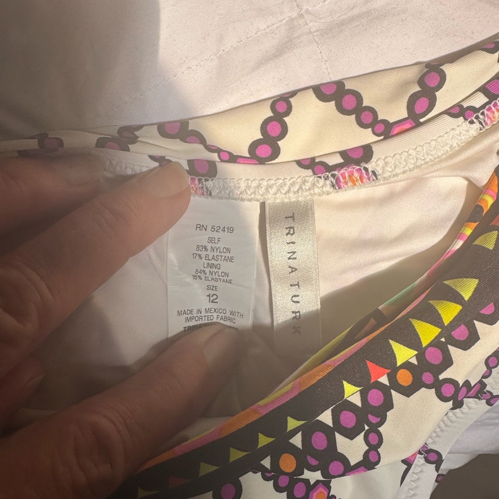 Trina Turk Colorful Geometric Bikini Set - Picture 5 of 8